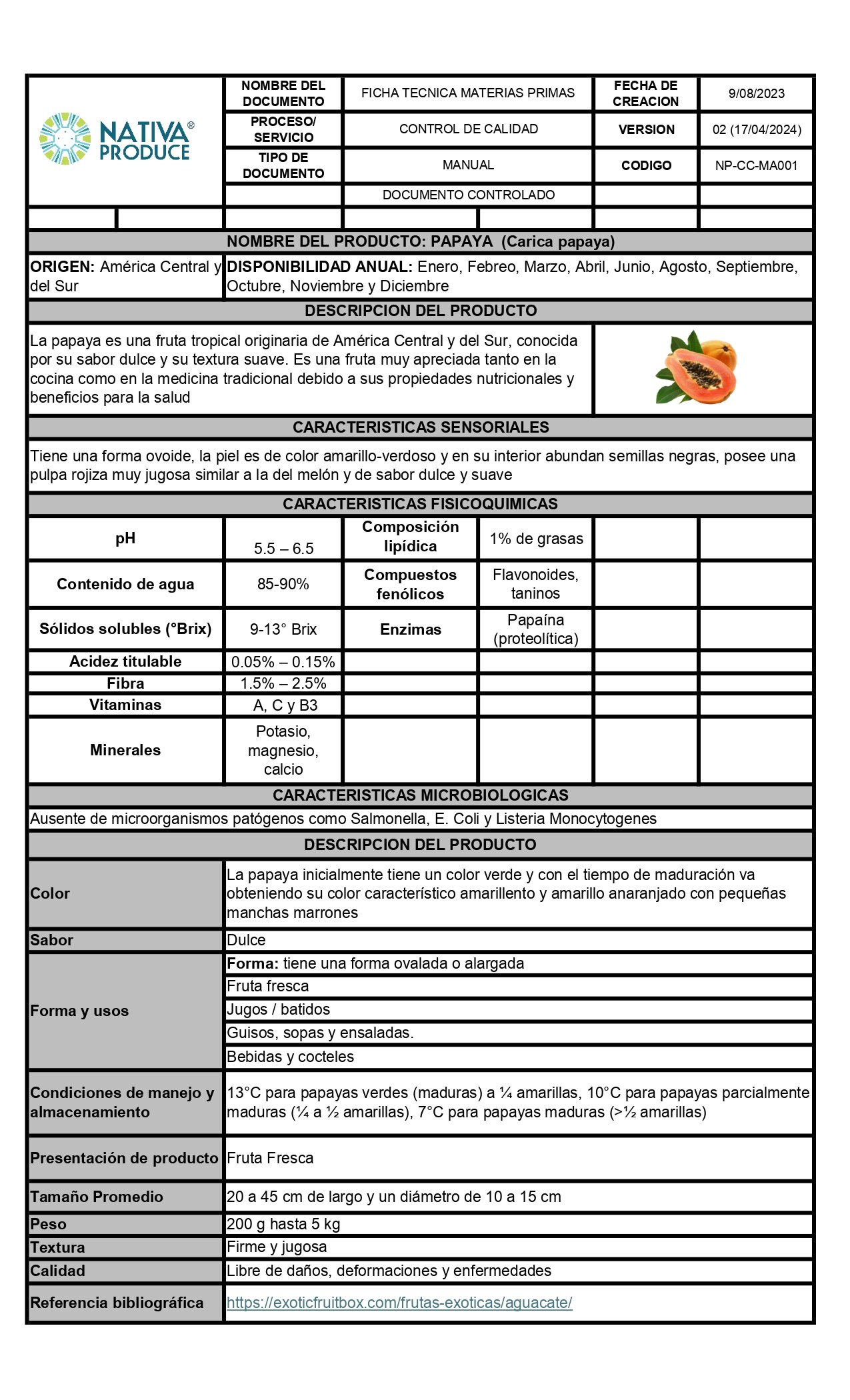 Ficha tecnica papaya en español_page-0001 (1)